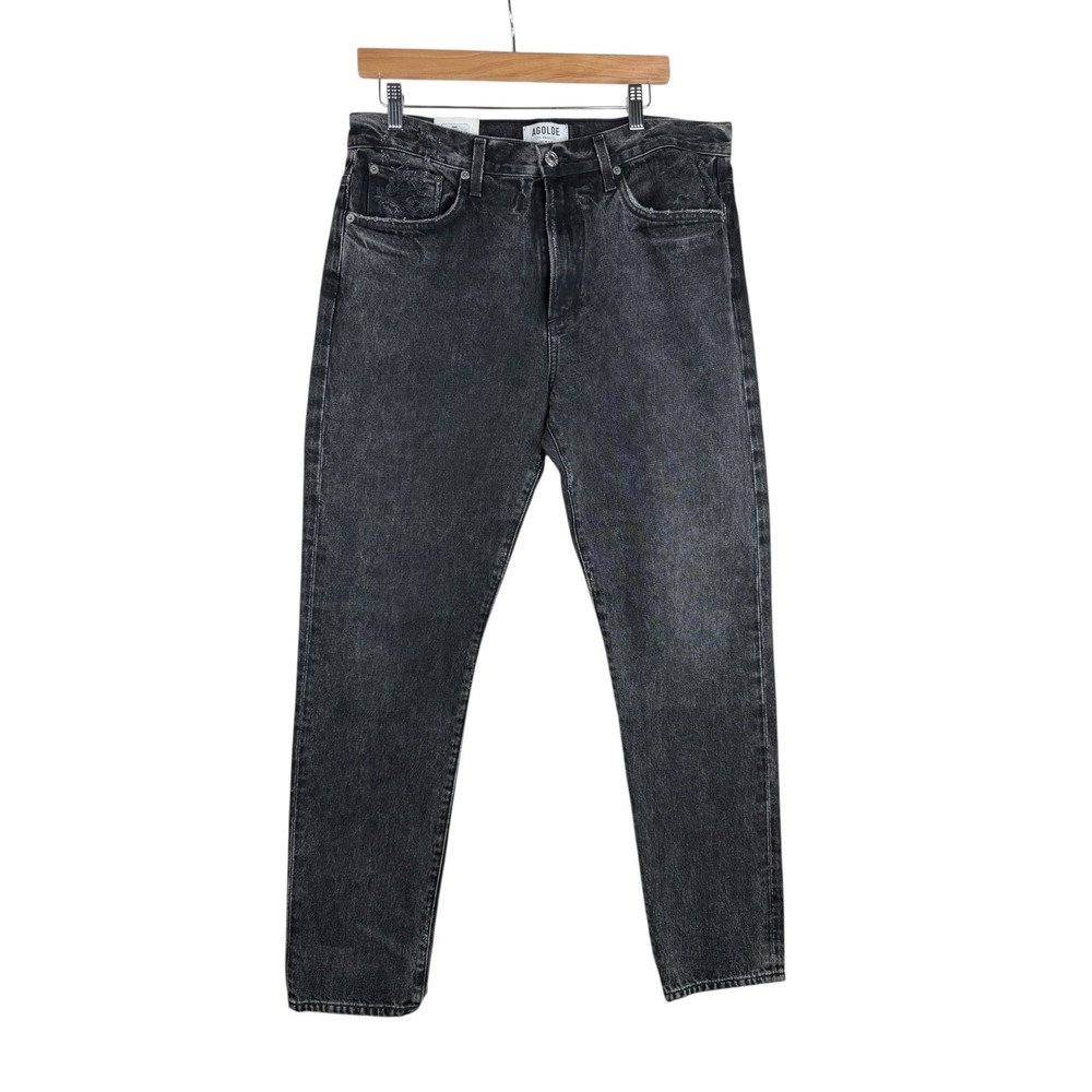 New Agolde Men's Hero Tapered‎ Jeans size 33 Black